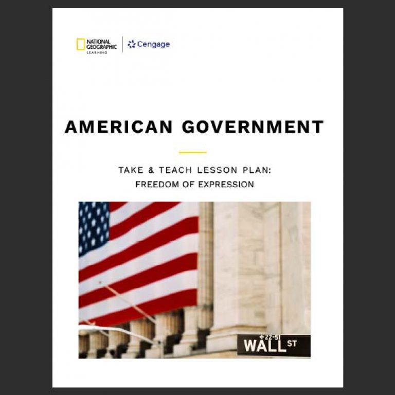 Take & Teach Lesson: National Geographic American Government | Freedom of Expression