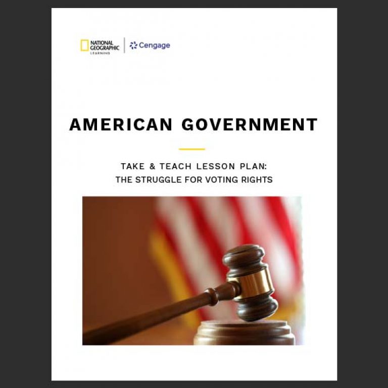 Take & Teach Lesson: National Geographic American Government | The Struggle for Voting Rights