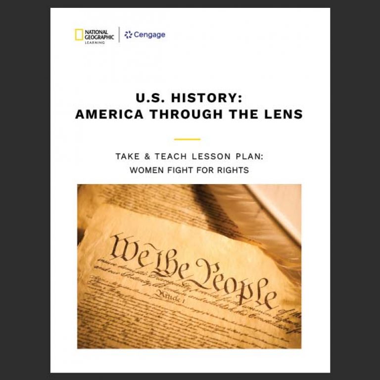 Take & Teach Lessons: National Geographic U.S. History America Through the Lens | Women Fight for Rights