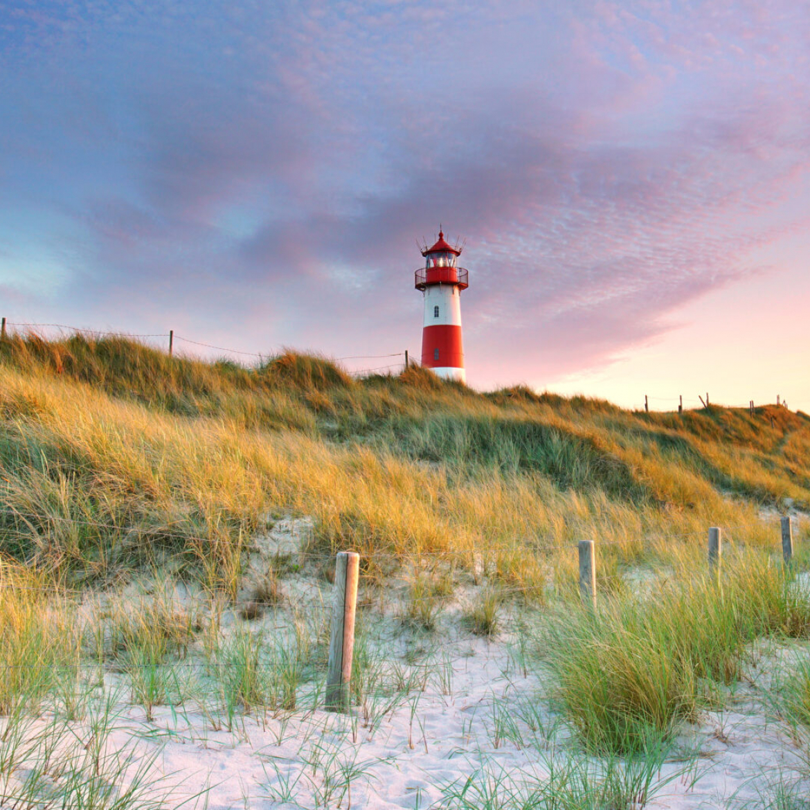 Leuchtturm auf Insel Sylt