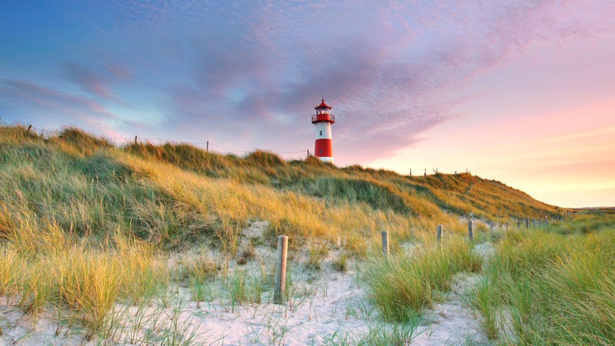 Leuchtturm auf Insel Sylt