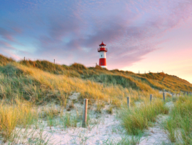 Leuchtturm auf Insel Sylt